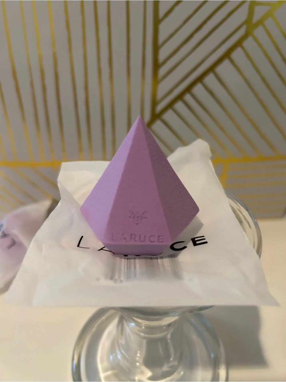 ✨ LARUCE Beauty Diamond Makeup Sponge | Lilac Purple | New